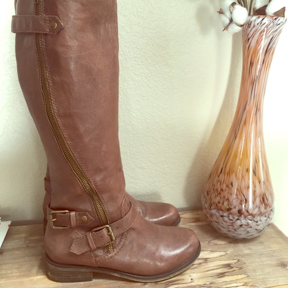 Steve Madden Brown High Boots